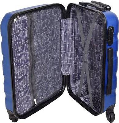 Marco Aviator Luggage Bag - 24 inch, High quality ABS  (Blue)