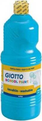 Giotto Washable Paint (1000ml)(Cyan)