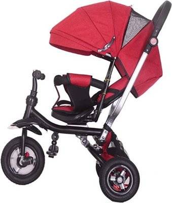 Little Bambino Trendsetter 5 in 1 Canopy Kids Tricycle (Ages 1-6)(Red)