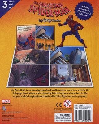 Marvel Spider-Man (Storybook + 12 Figurines + Playmat) (Board book)