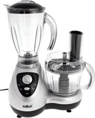 Salton SFP600 Food Processor and Blender (Silver and Black)