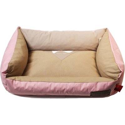 Dog's Life Vintage Lounger Waterproof Summer Bed (Pink)