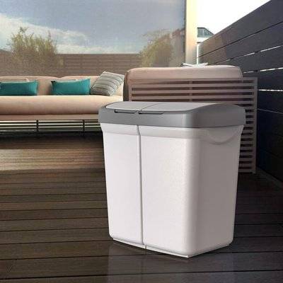 Meliconi 2 x 25L Ecobin (White)
