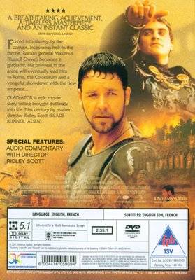 Gladiator (English, French, DVD) Picture 2