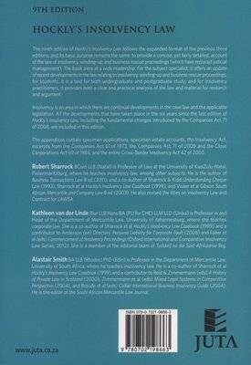 Hockly's Insolvency Law (Paperback, 9th ed)