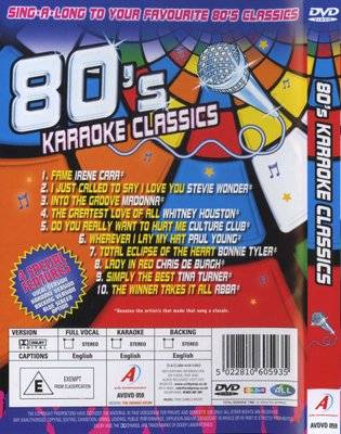 80s Karaoke Classics (DVD)