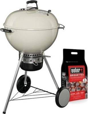 Weber MasterTouch with GBS Grate and Tuck Away Lid (57cm) (Ivory)