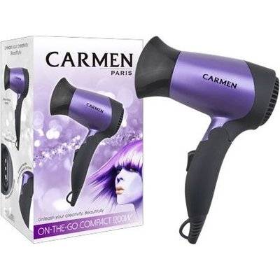 Carmen Paris 5138 On-The-Go Compact Hairdryer (1200W)