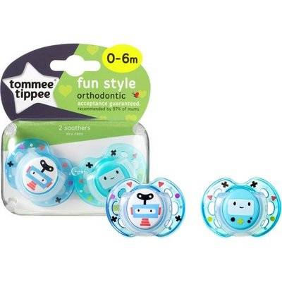Tommee Tippee Closer to Nature Fun Soother (0 to 6 Months) (Supplier design may vary)