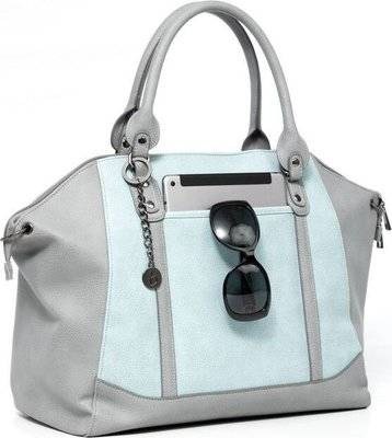 Baby Sense Mom & Baby Bag - Charmaine Grey & Blue Picture 4