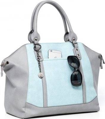 Baby Sense Mom & Baby Bag - Charmaine Grey & Blue Picture 5