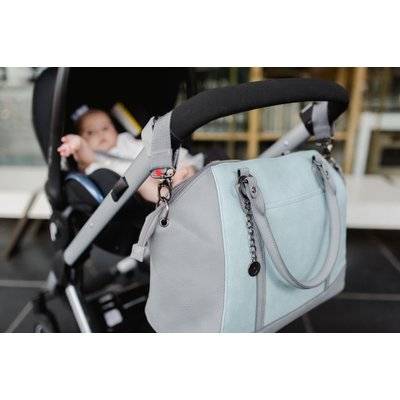 Baby Sense Mom & Baby Bag - Charmaine Grey & Blue Picture 8