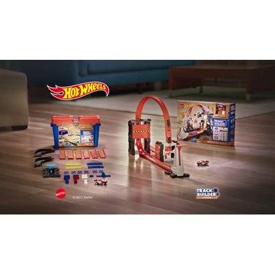Hot Wheels Track Builder Construction Crash Kit