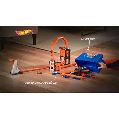 Hot Wheels Track Builder Construction Crash Kit