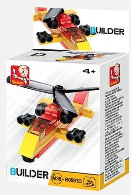 Sluban Builder - Helicopter (34 Piece)