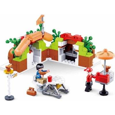 Sluban Foodcourt - Hotdog House (345 Pieces)