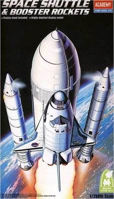 Academy Space Shuttle with Booster Rockets Model Kit (1:288)