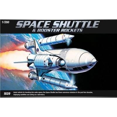 Academy Space Shuttle with Booster Rockets Model Kit (1:288)