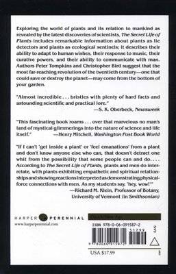 The Secret Life of Plants (Paperback, 1st Perennial Library ed)