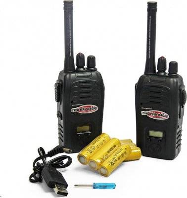 Jeronimo Walkie Talkie (Black)(Set of 2)