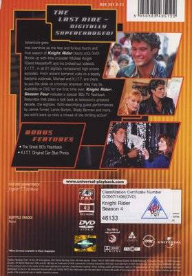 Knight Rider - Season 4 (DVD, Boxed set)