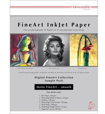 Hahnemuhle Digital Selection Pack A4 12s Smooth