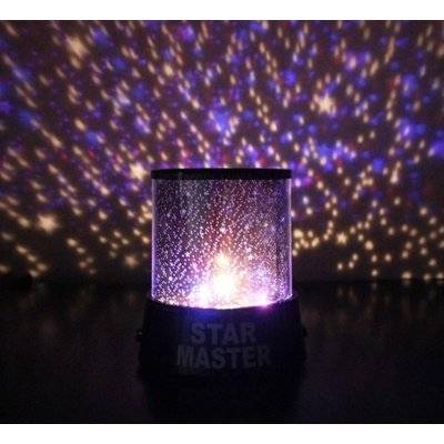 4AKid Stars Night Light - Black