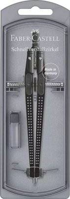 Faber-Castell Grip Quick-Set Compass (Black)
