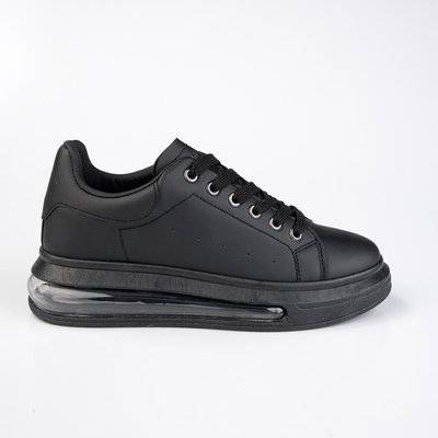Madison Sophia Lace-up Sneaker - Black Mono (6)