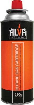 Alva Butane Canister (220g)(4-Pack) Picture 1
