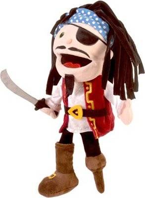 Fiesta Crafts Moving Mouth Hand Puppet - Pirate