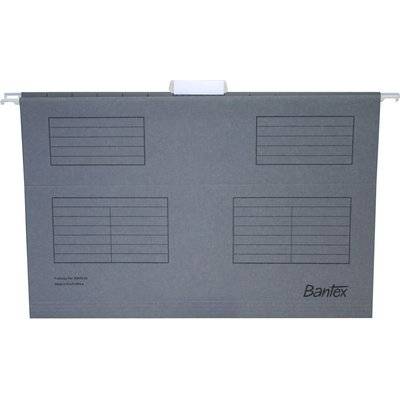 Bantex B3470 Suspension Files (Foolscap)(Grey)(25 Pack)