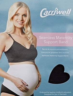 Carriwell Seamless Maternity Support Band (Black)