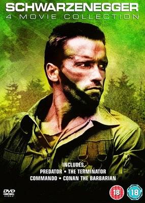 Schwarzenegger 4-Movie Collection - Predator / The Terminator / Commando / Conan The Barbarian (DVD)