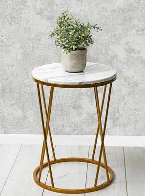Fine Living Grecian Pillar Side Table