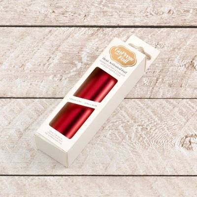 Couture Creations GoPress Heat Activate Foil (Red with Matte Finish)(125mm x 5m)