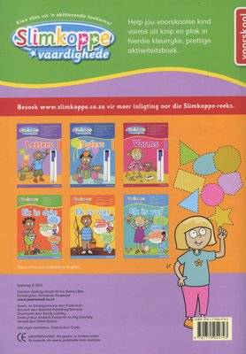 Slimkoppe Vaardighede Knip en Plak (Afrikaans, Staple bound)