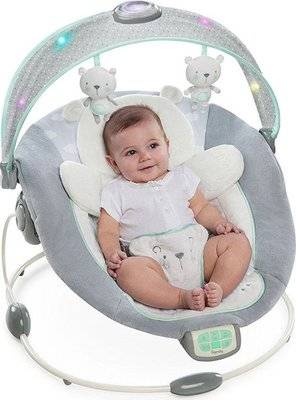 Ingenuity Inlighten Bouncer - Twinkle Twinkle Teddy Bear Picture 5