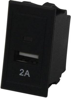 MOTOquip Panel Mount Single USB Socket
