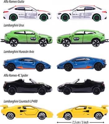 Majorette Dream Cars Italy Giftpack (Pack of 5)