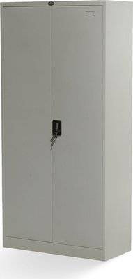 Linx Steel Stationery Cupboard (Grey)