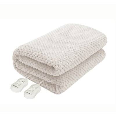 Pure Pleasure Full-Fit Coral Fleece Electric Blanket (Queen)