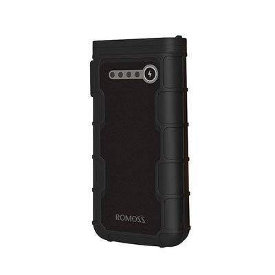 Romoss Jump Starter Power Bank with LED Flashlight (12000 mAh)(Black)