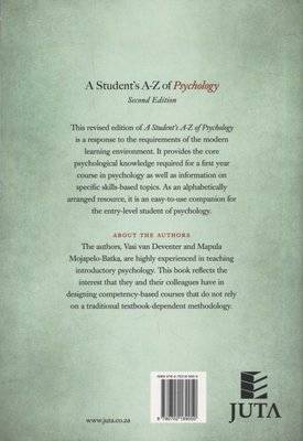 A Student's A-Z Of Psychology (Paperback, 2nd edition)