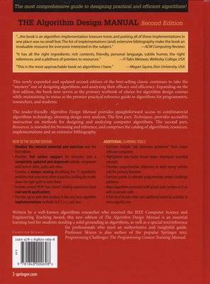 The Algorithm Design Manual (Hardcover, 2nd ed. 2008)
