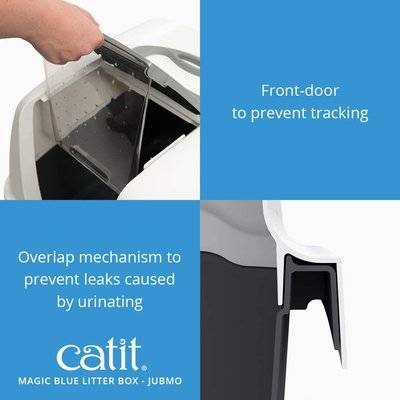 Catit Magic Blue Litter Box (Jumbo)