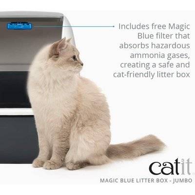 Catit Magic Blue Litter Box (Jumbo)