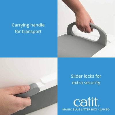 Catit Magic Blue Litter Box (Jumbo)
