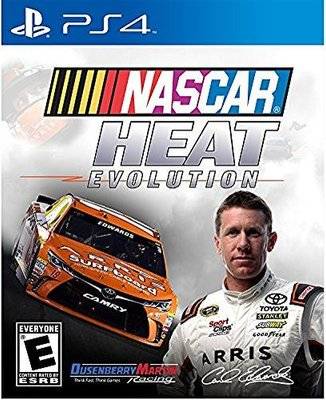 Nascar Heat: Evolution (PlayStation 4, Blu-ray disc)