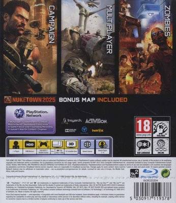 Call Of Duty - Black Ops 2 (PlayStation 3, DVD-ROM)